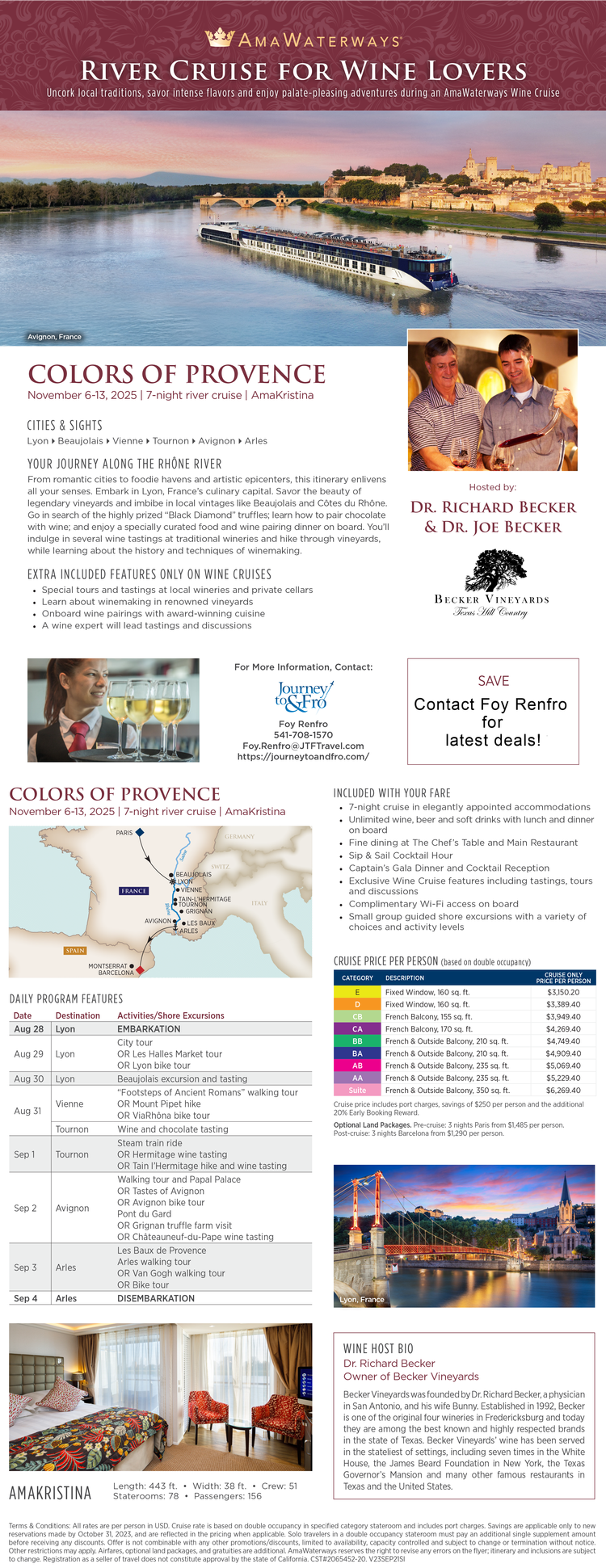 Becker Vineyards Calendar Event List