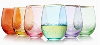 Art Deco Wine Glass