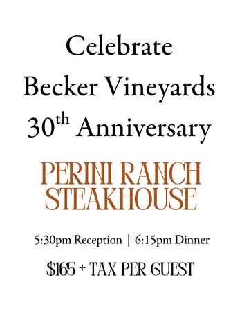 30th Anniversary- Perini Ranch Dinner