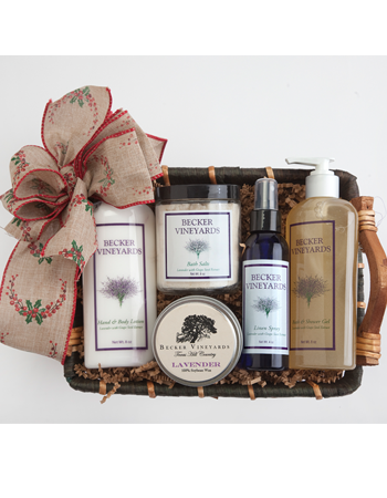 Christmas Lavender Basket 2022