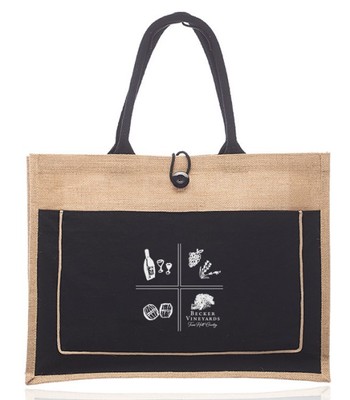 Jute Squares Tote