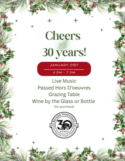 Cheers to 30 Years Reception