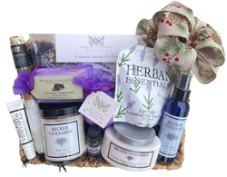 Elevated Lavender Basket Christmas 2023